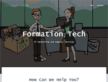 Tablet Screenshot of formationtech.com